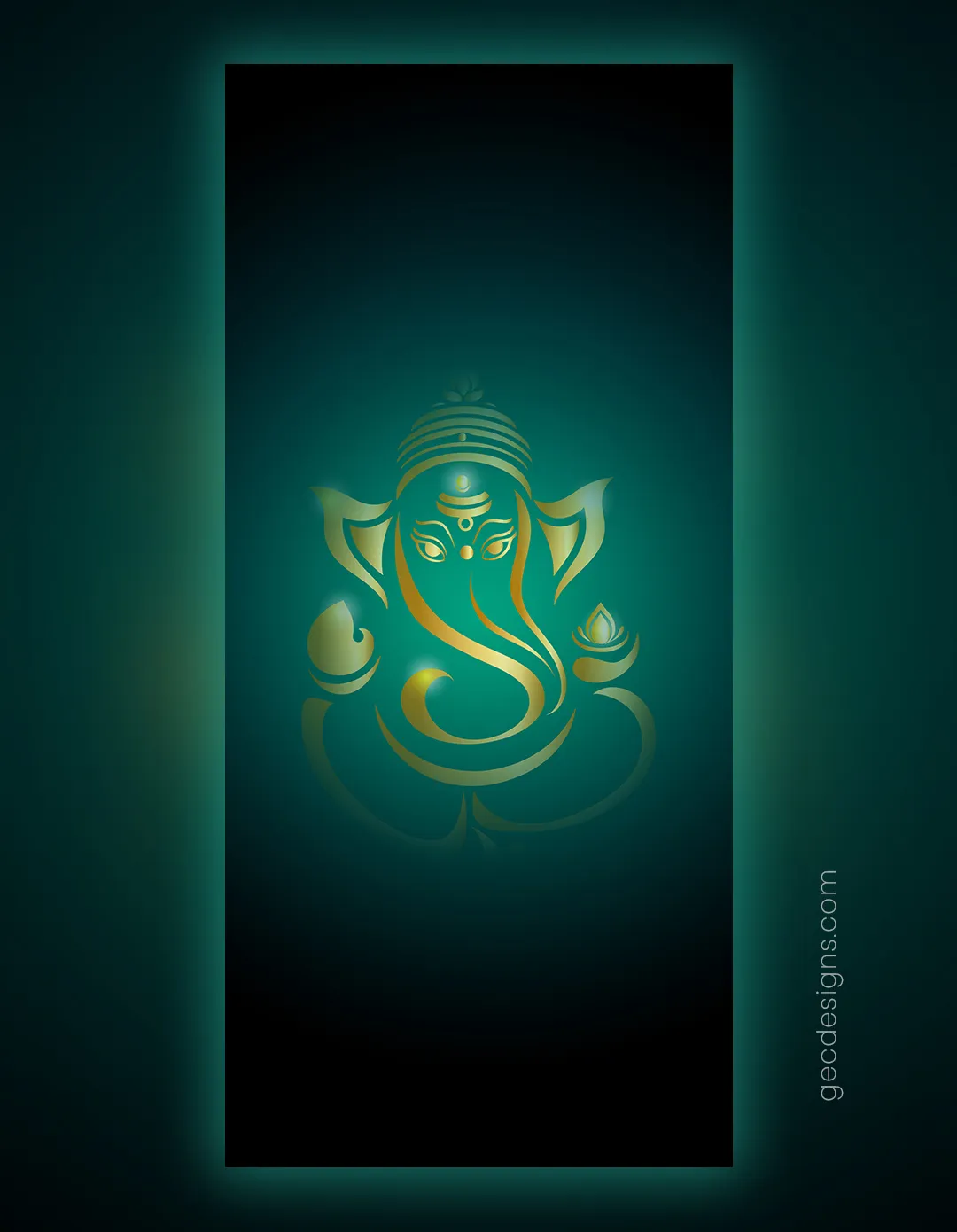 Lord Ganesh icon iPhone HD wallpaper