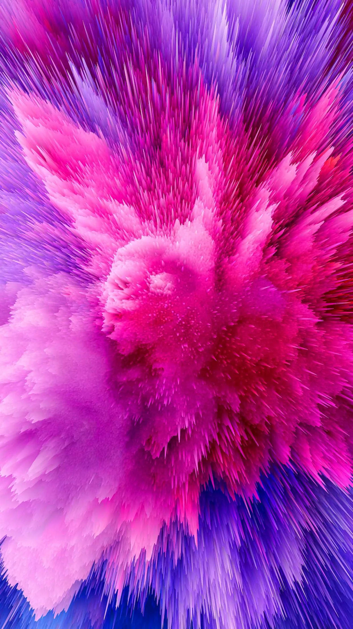 Color explosion Wallpaper 4K, Pink