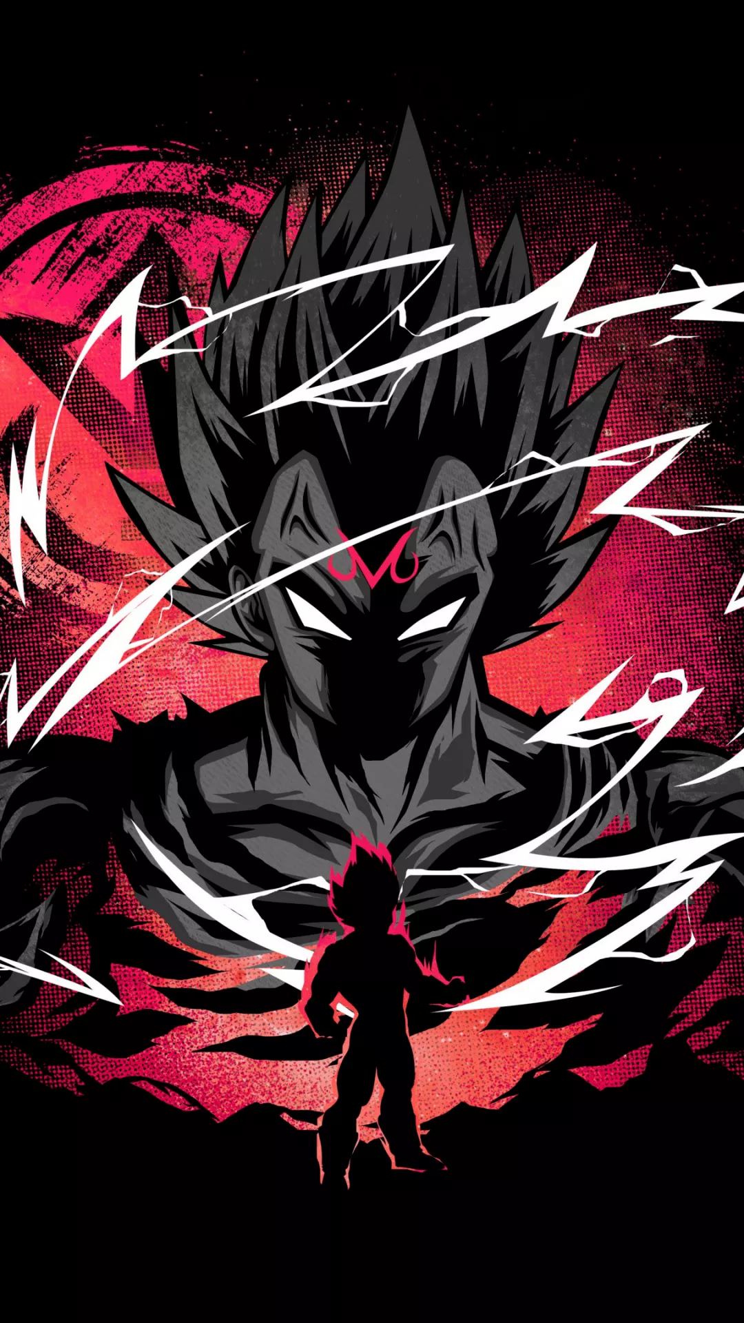 Vegeta Wallpaper 4K, AMOLED, Dragon