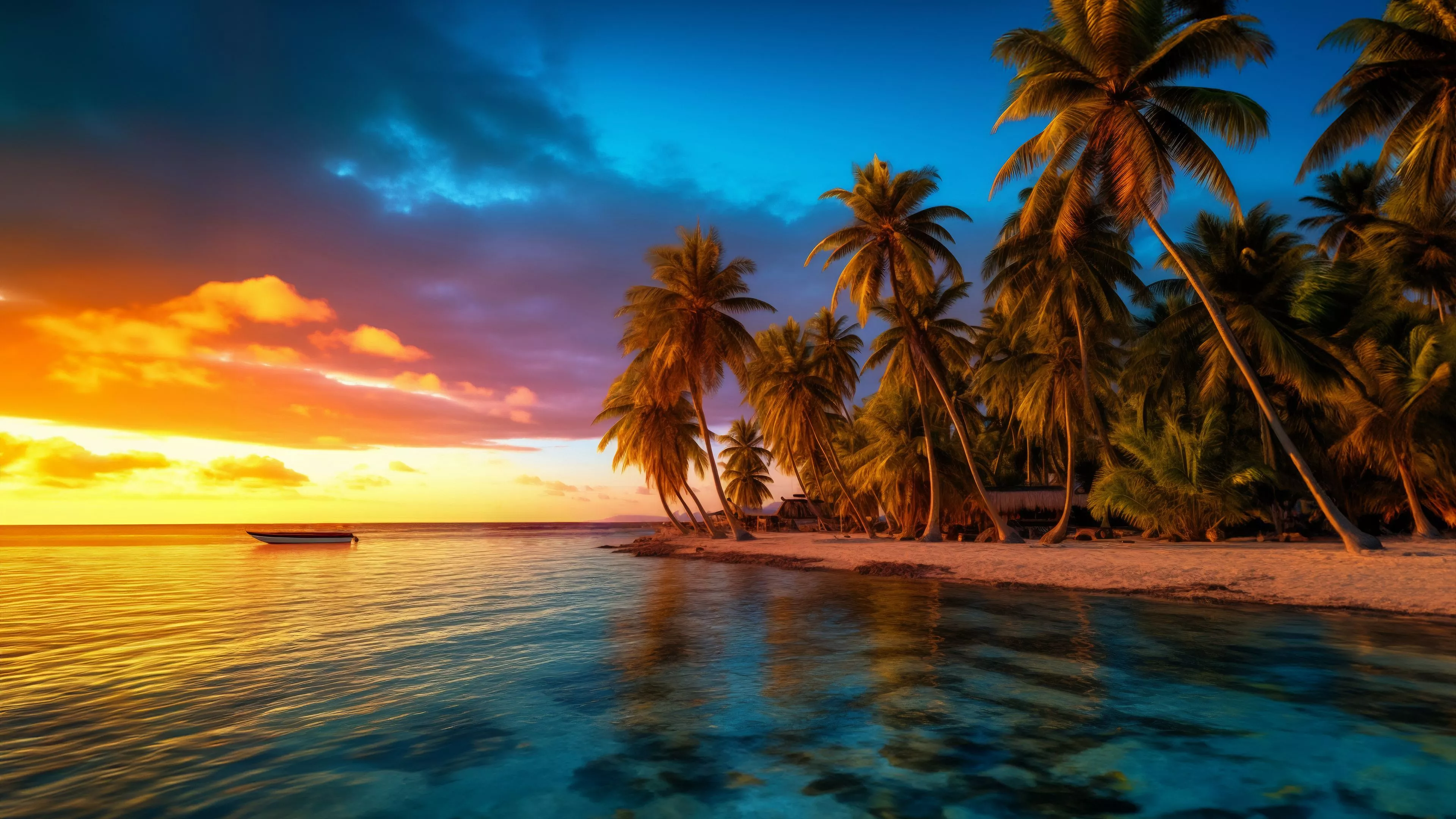 Tropical Beach Wallpaper 4K