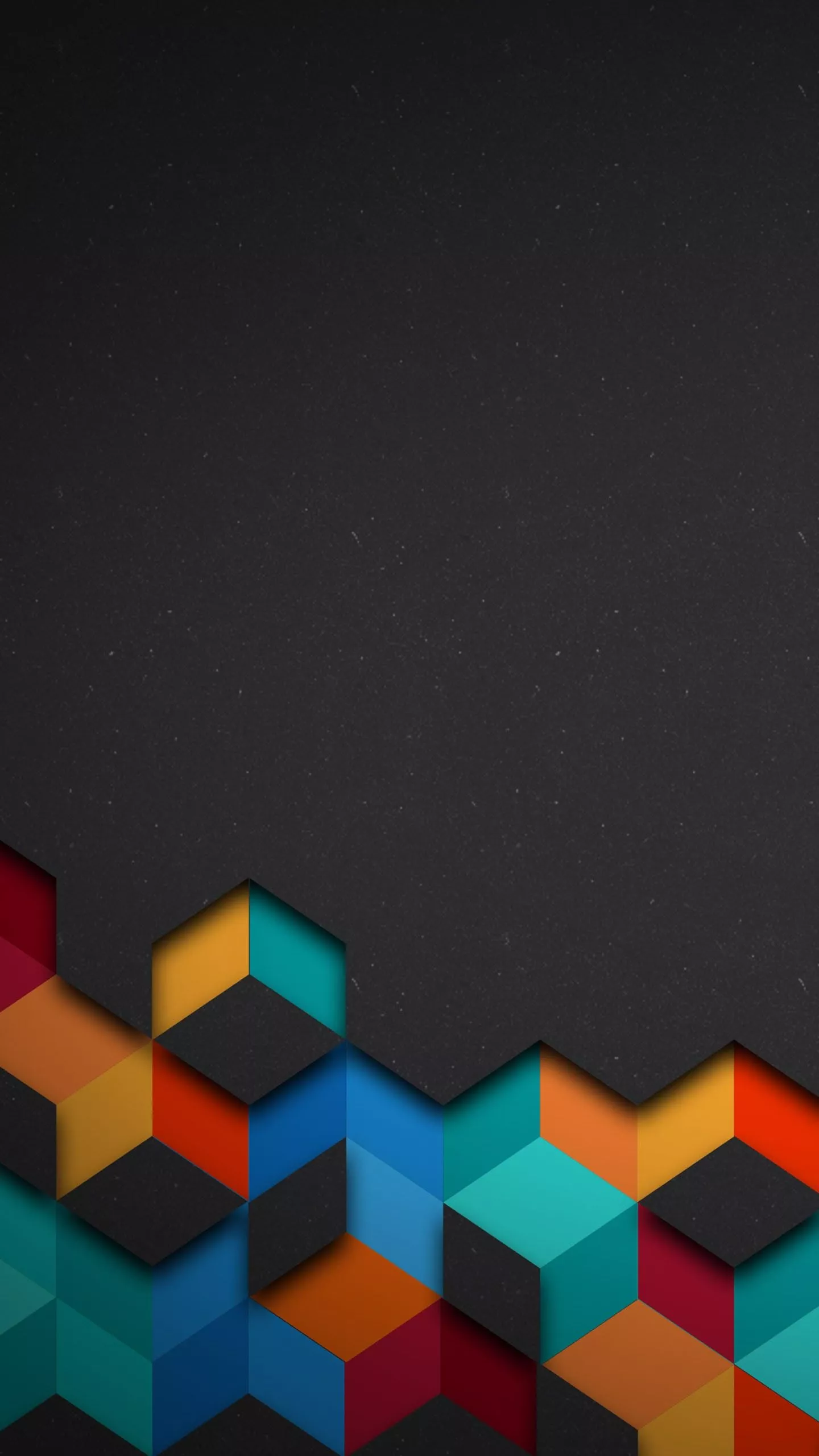 Colorful Optical Illusion Artistic Cube