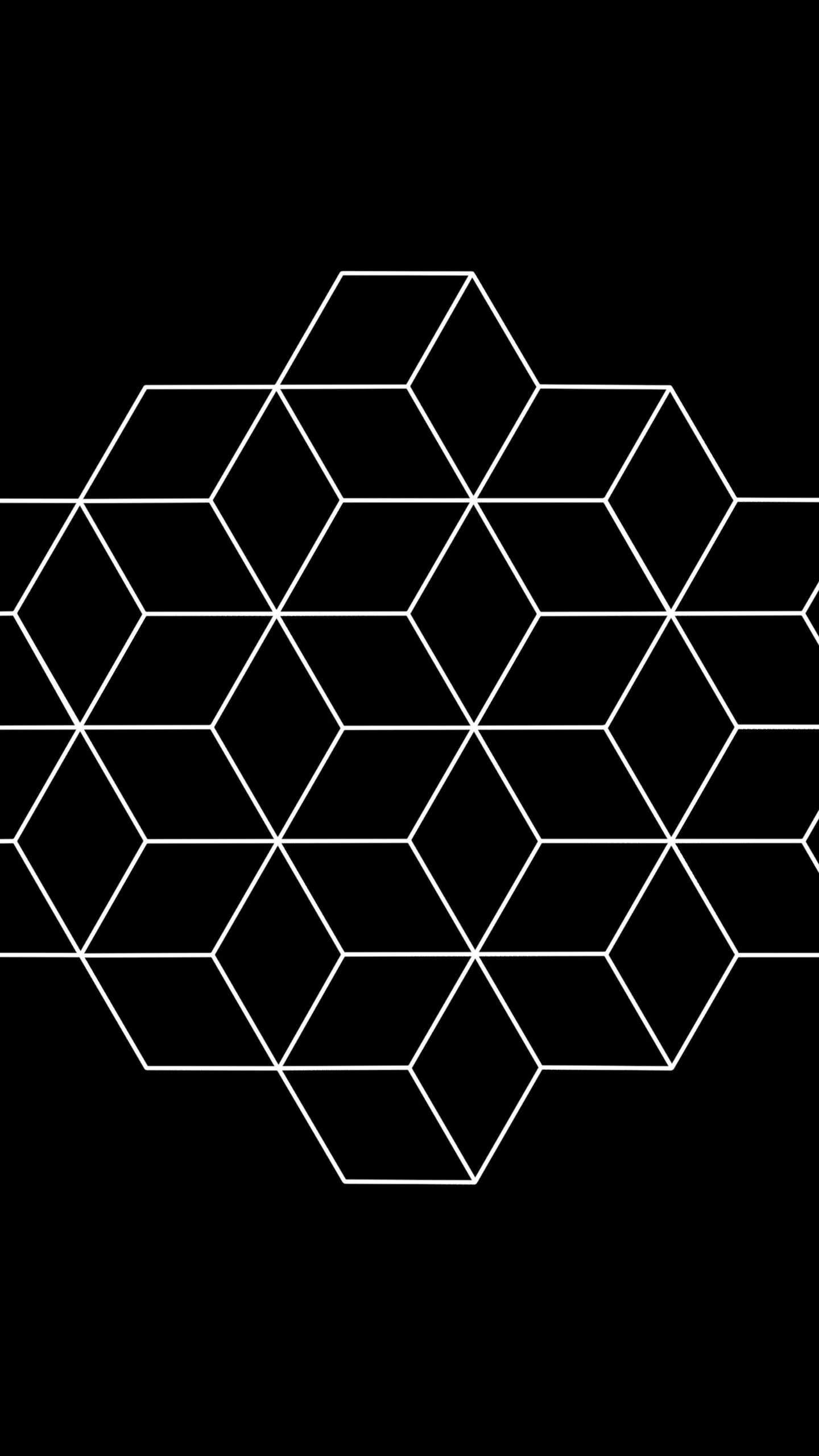 Black & White Minimalist Optical Illusion 4K HD Abstract Wallpaper