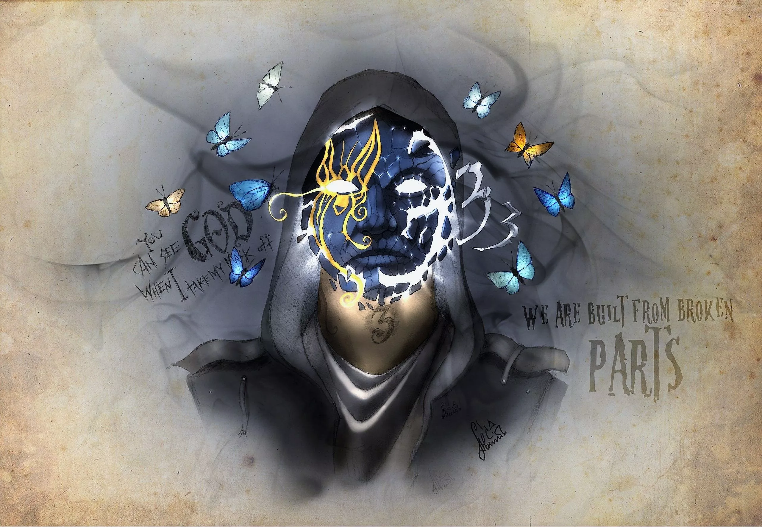 Johnny 3 Tears Hollywood Undead Art
