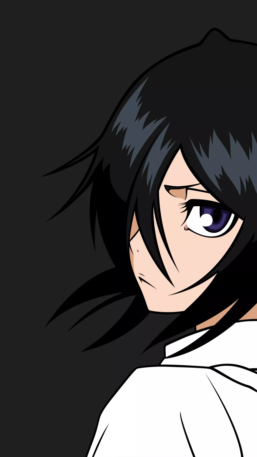 Rukia Kuchiki Wallpaper 4K, Minimalist