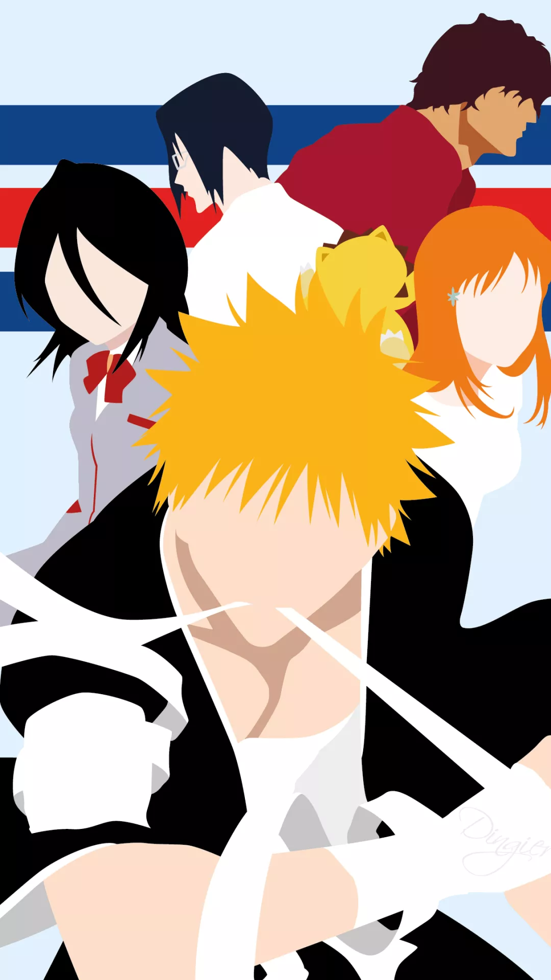 Ichigo Kurosaki Wallpaper 4K, Rukia