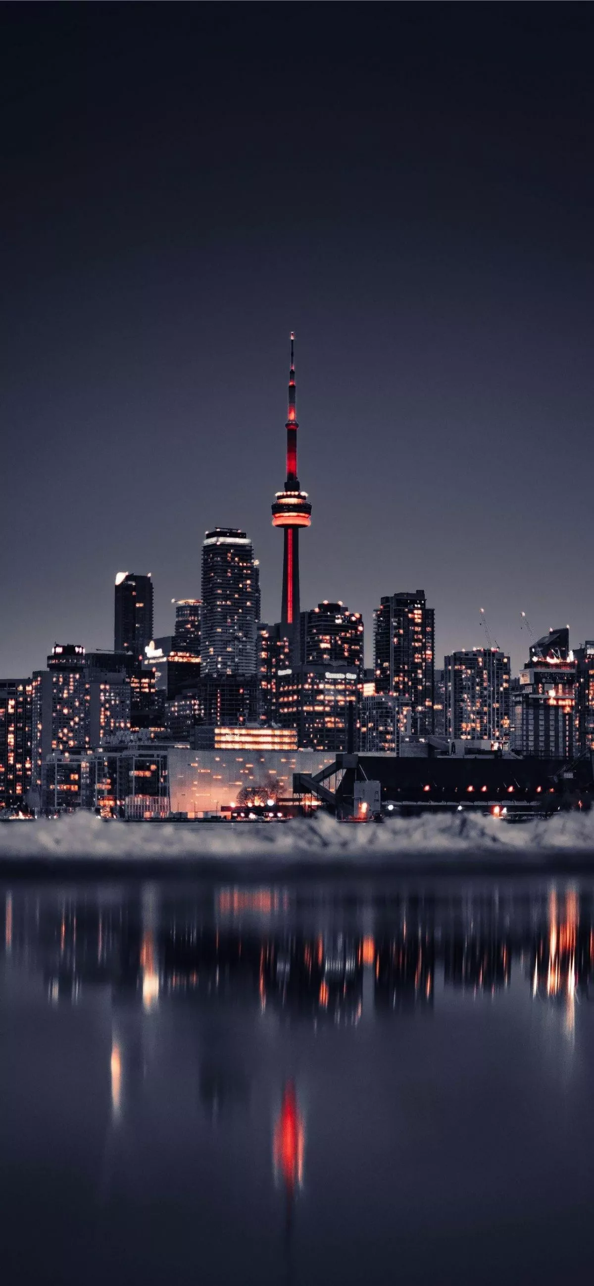 Canada City Skyline At Night