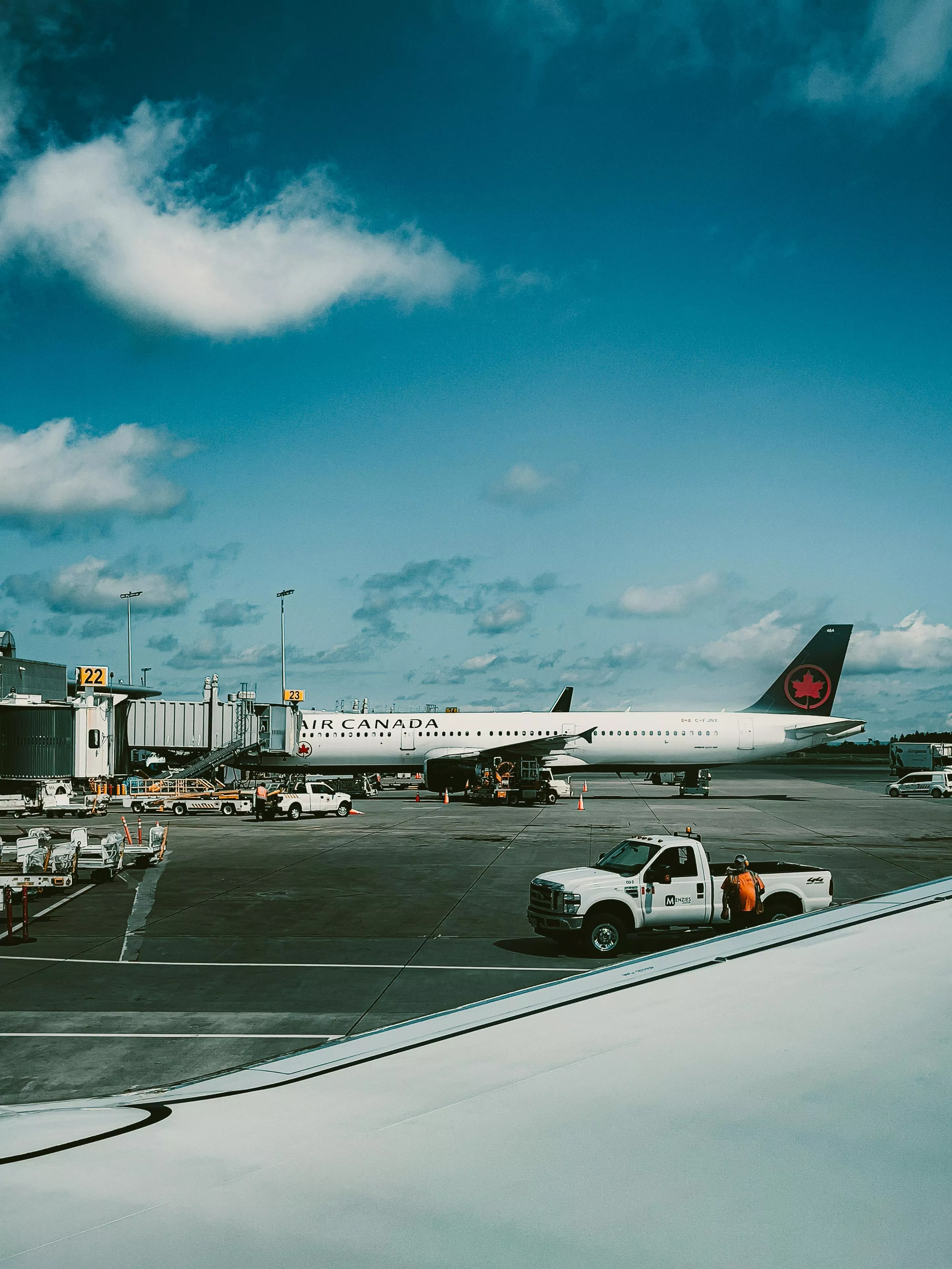 Ground Crew Working at the Airport