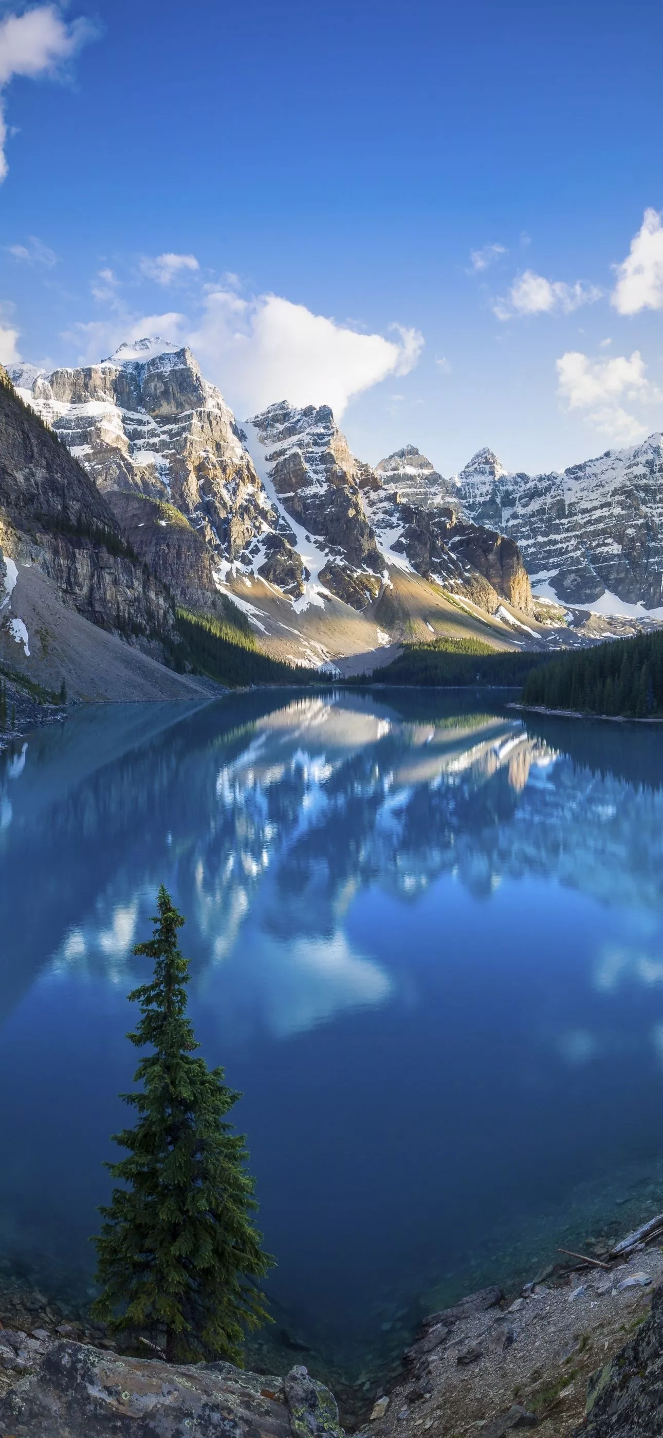 Moraine Lake Wallpaper 4K, Alberta