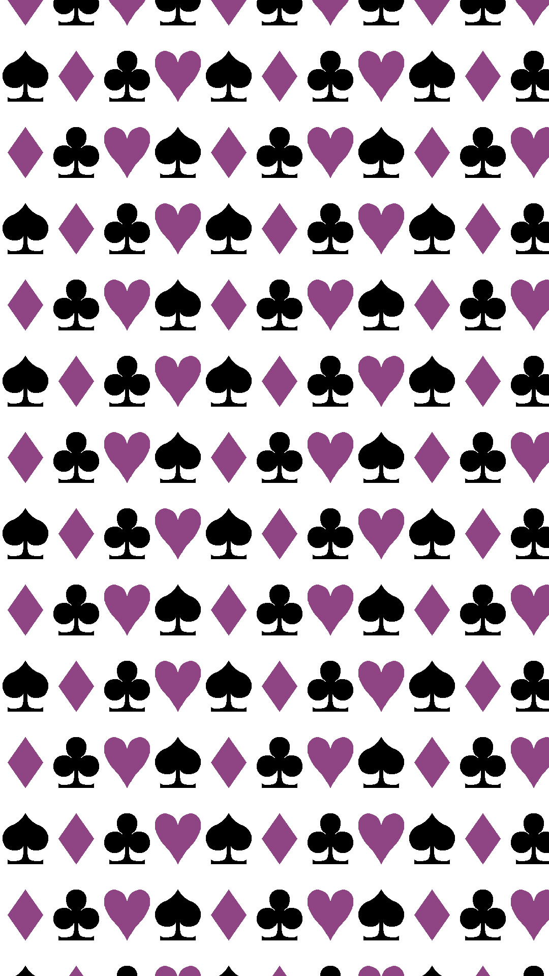 Ace Card Suites Phone Wallpaper