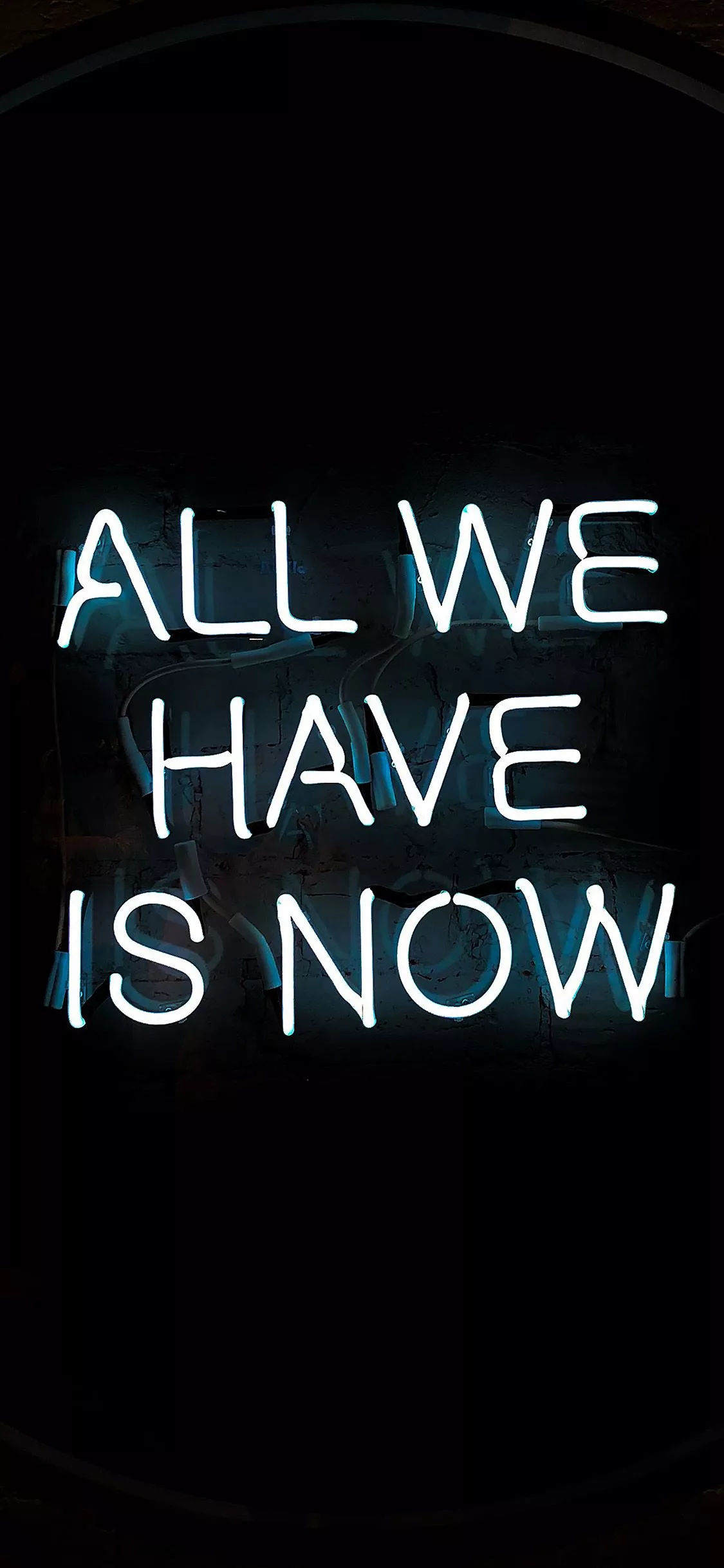 Allwehaveisnow Neon Word Nature