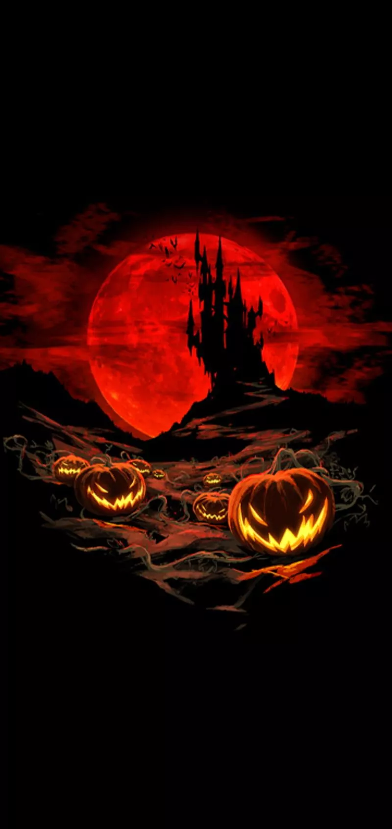 Vampire Castle 1, colorful, halloween