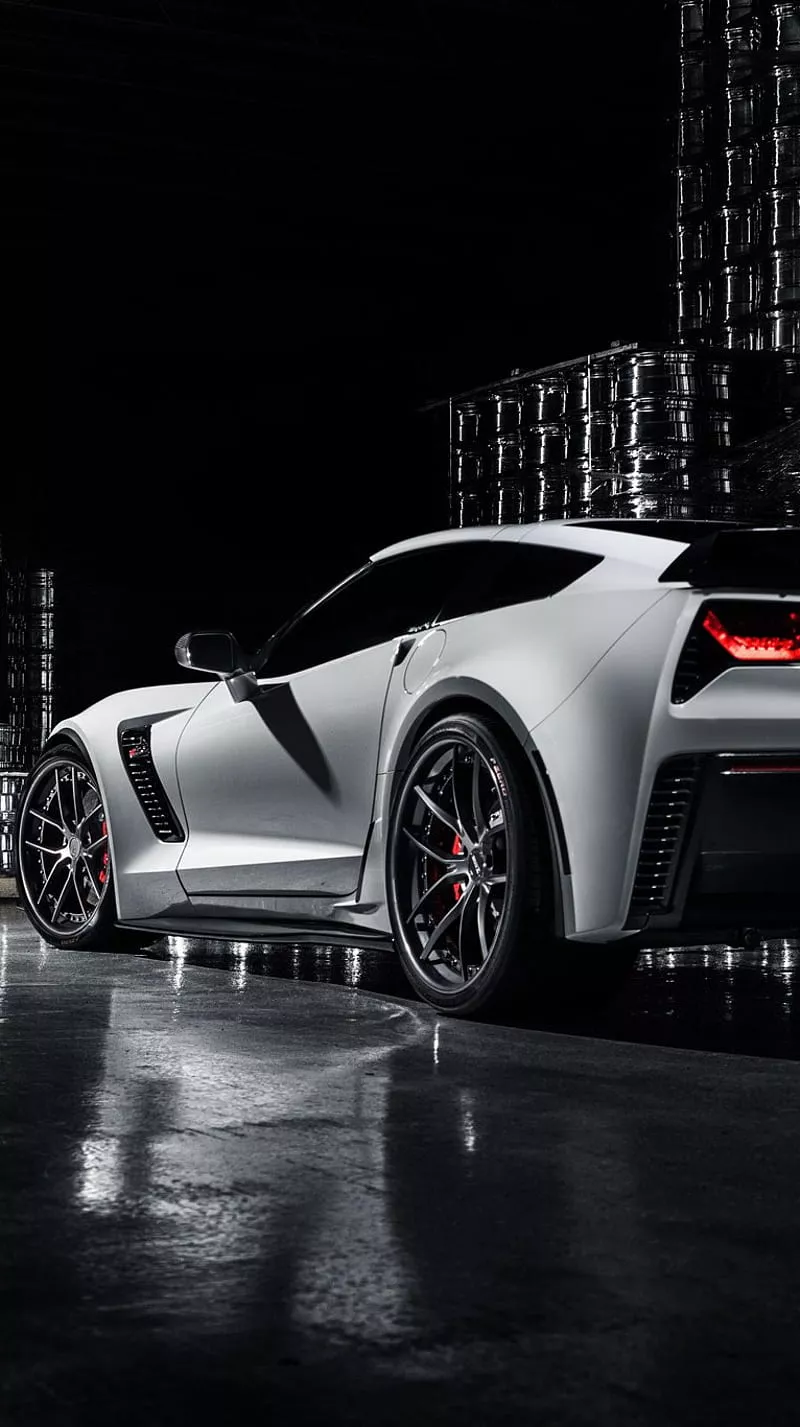 Corvette C7, auto, car, chevy, HD phone