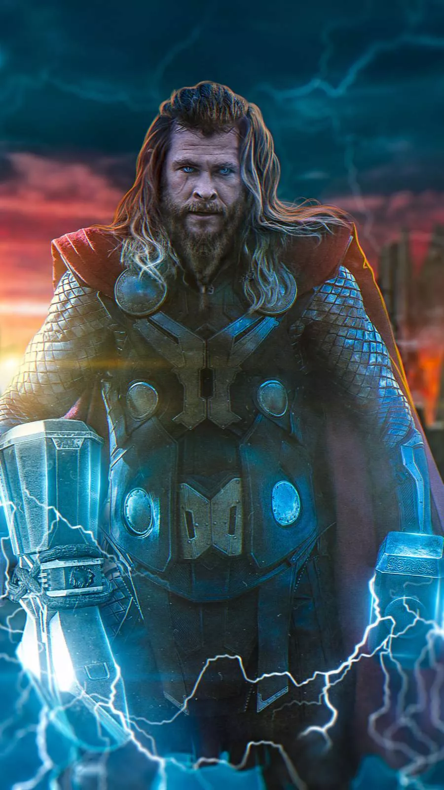 Endgame Thor with Mjolnir
