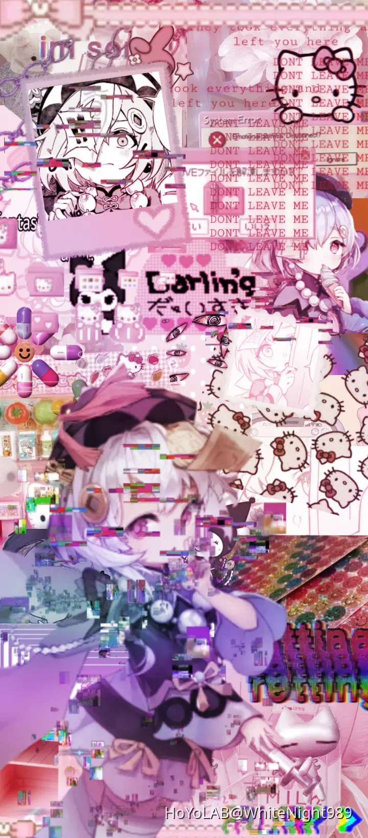 Qiqi Glitchore Kid Core Wallpaper Cause