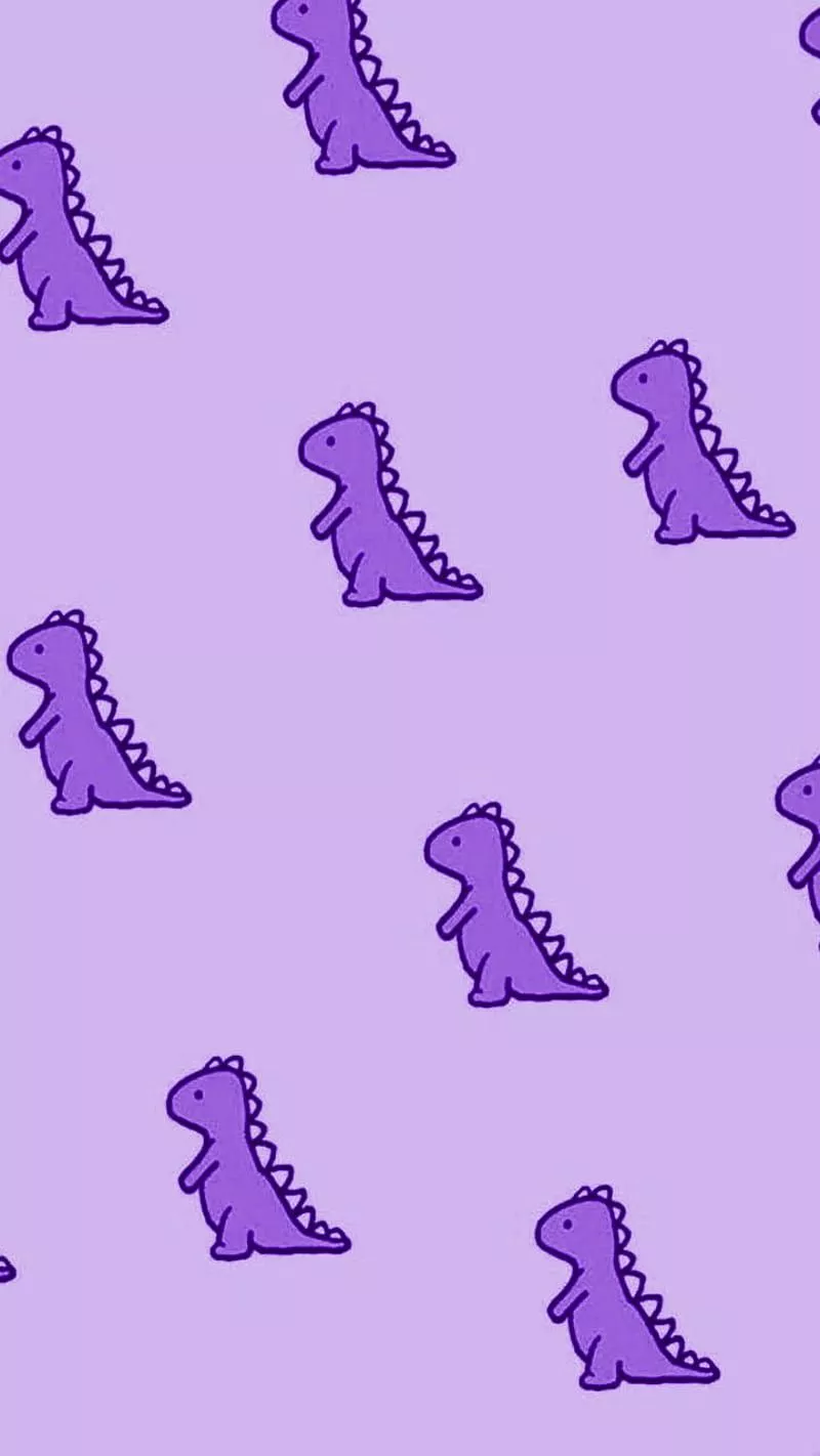 Purple, dinos, HD phone wallpaper
