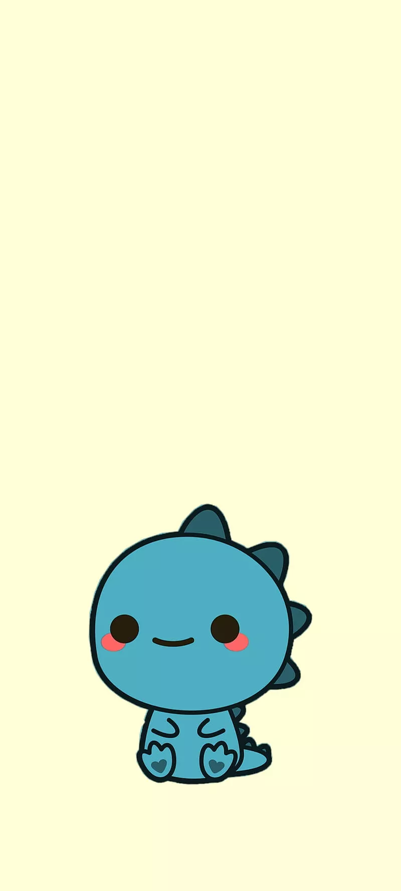 Dino, cute, HD phone wallpaper