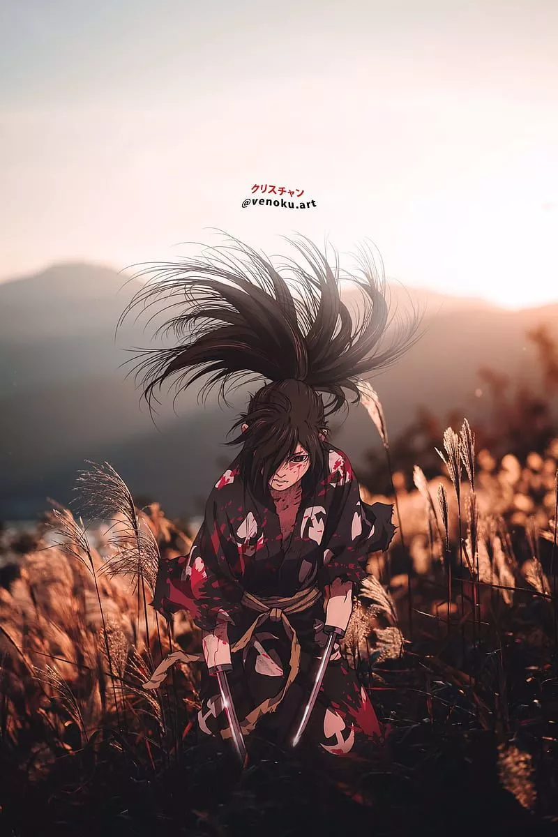 Dororo, anime, field, manga, nature