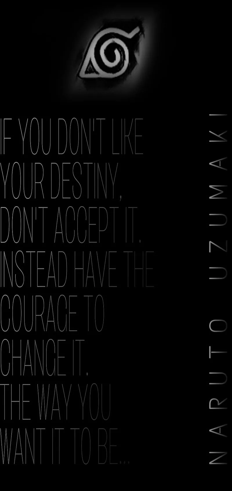 HD naruto motivation wallpaper