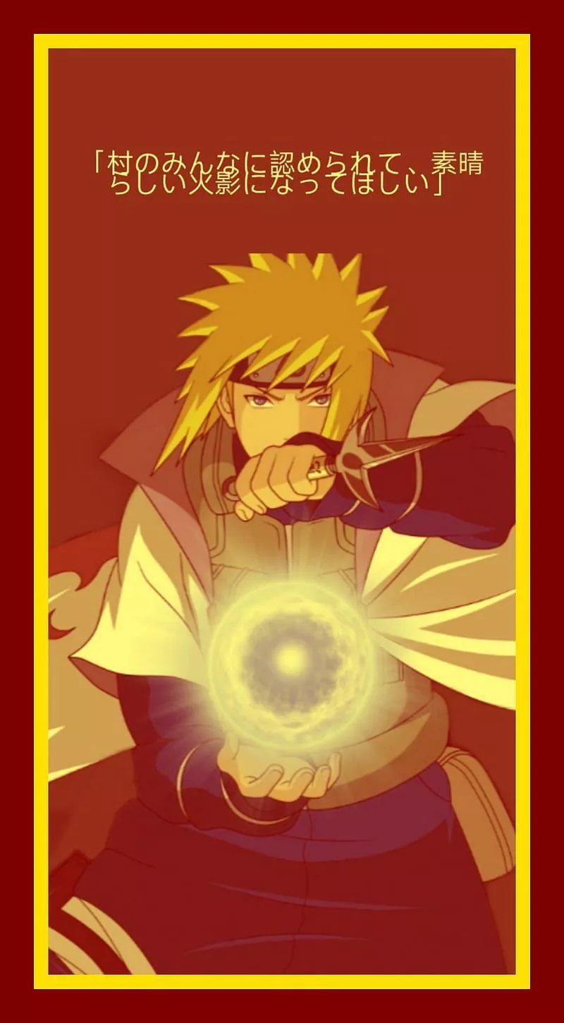 Minato, 4th hokage, anime, awesome