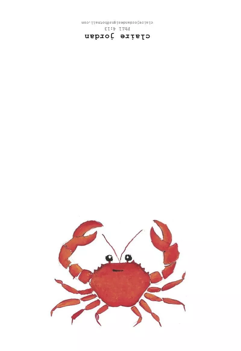 HD crab print wallpaper