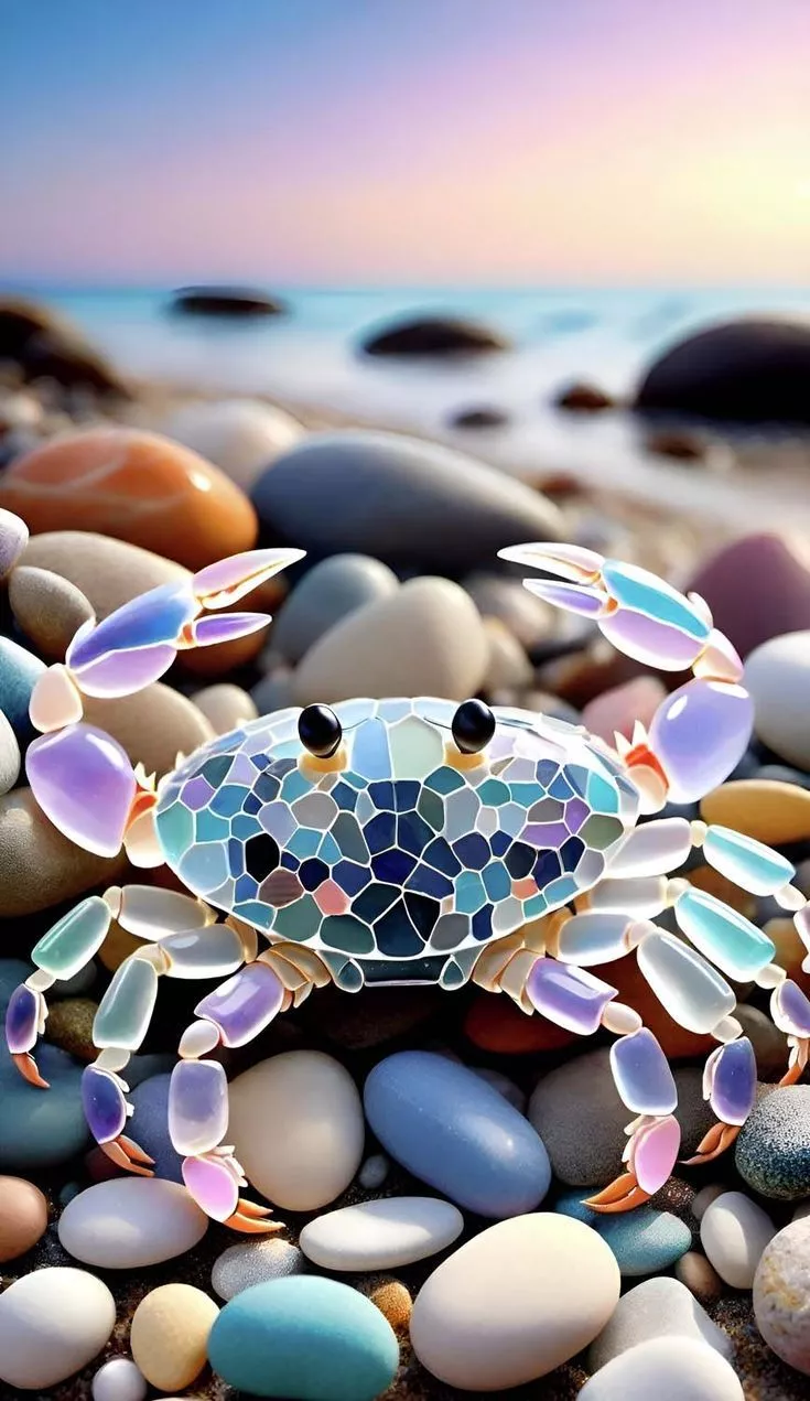 Colorful Crab iPhone Wallpaper HD