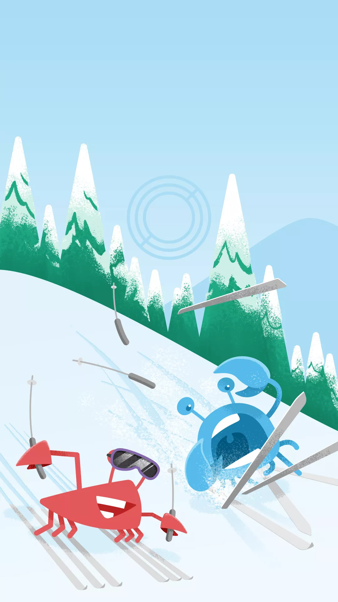 Circle crab wallpaper