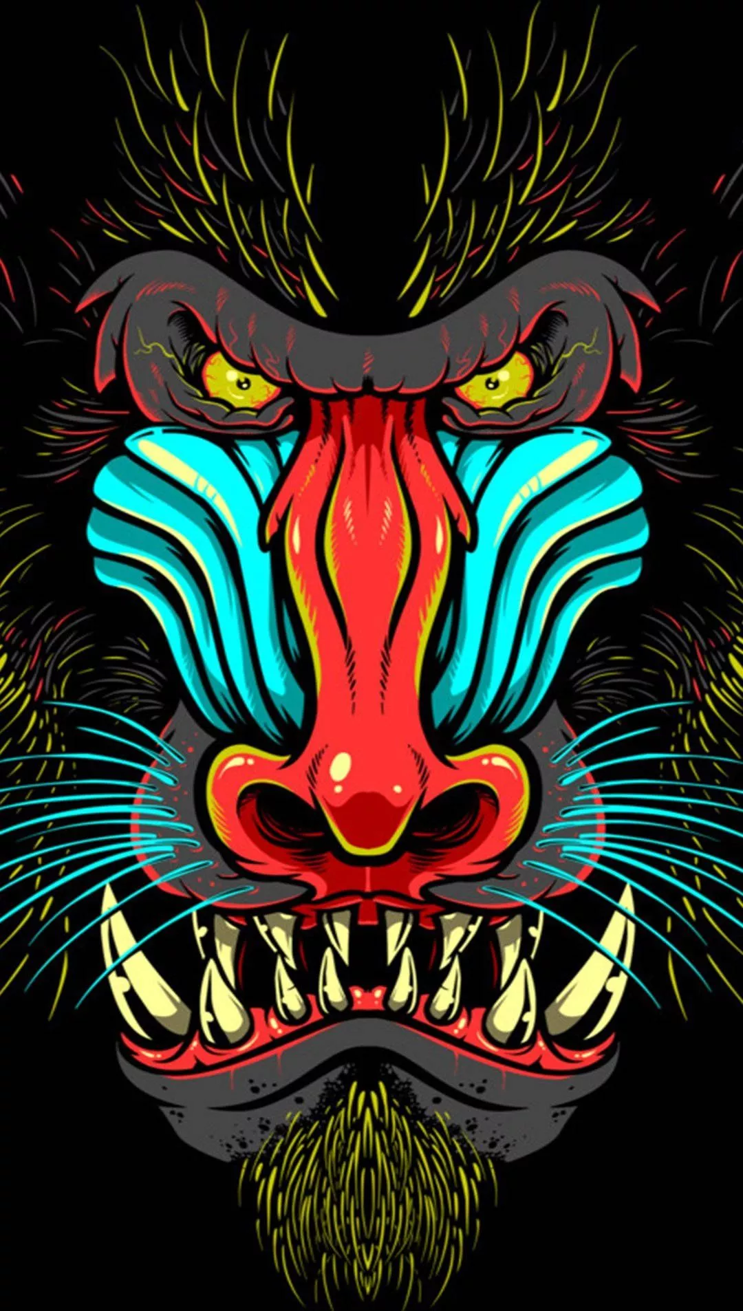 Art Gorilla iPhone Wallpaper
