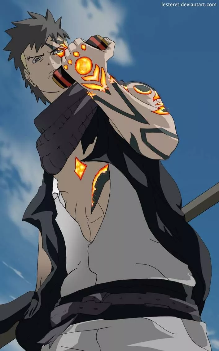 Kawaki and strange scroll