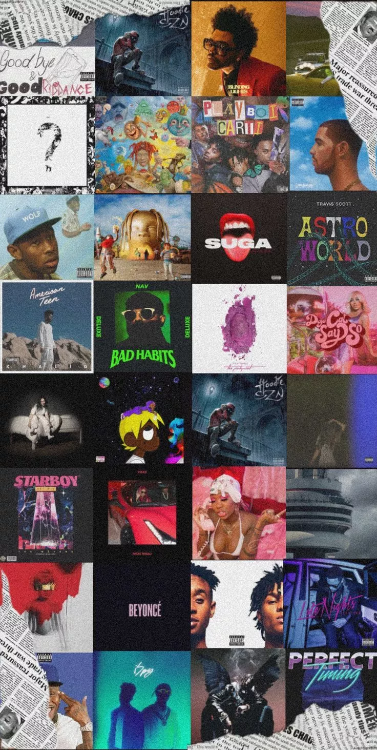 aesthetic album cover wallpaper