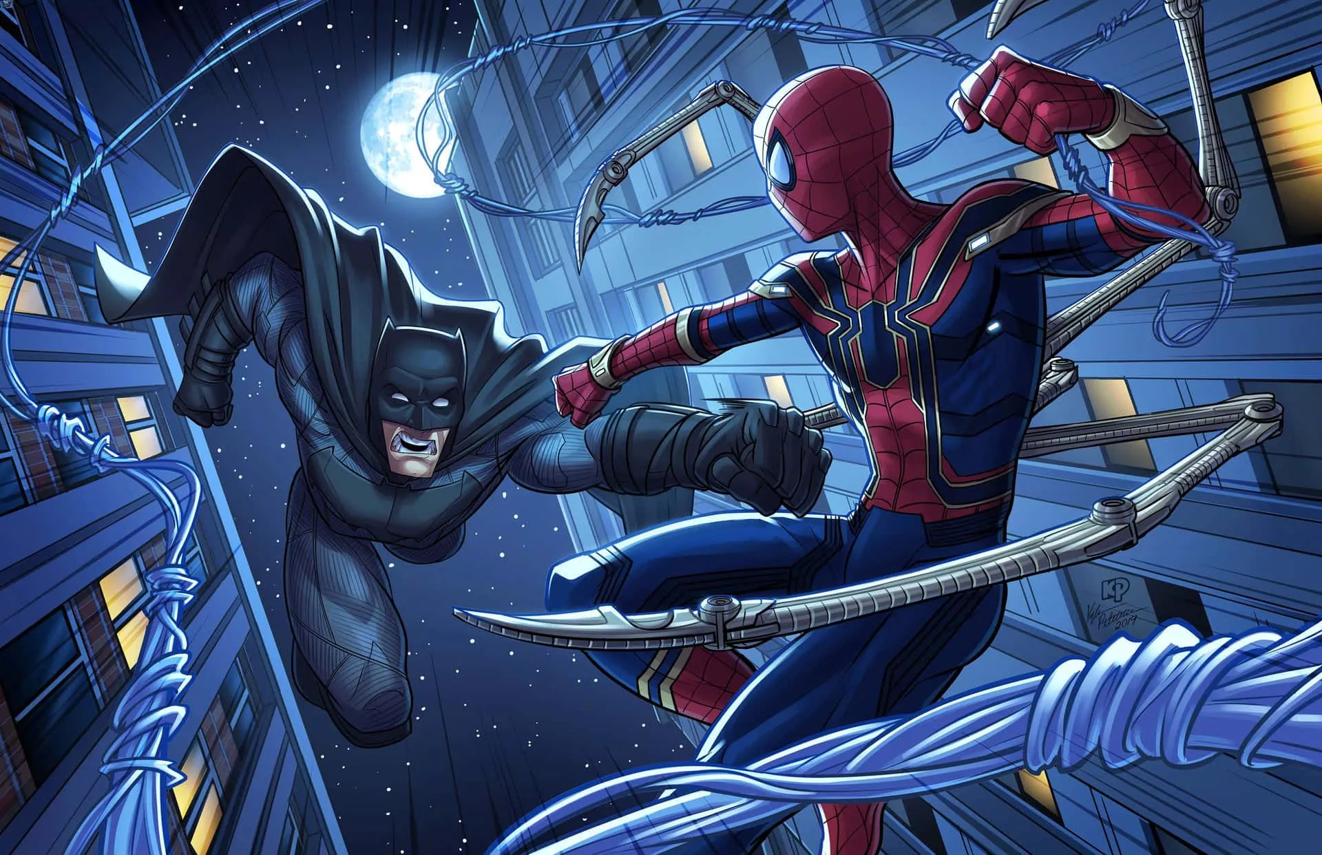 Batman And Spiderman Wallpaper