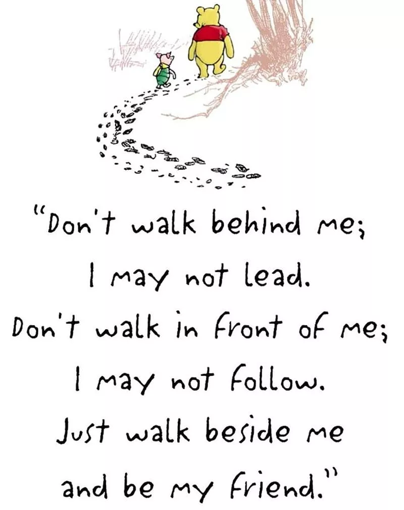 Pooh Bear, quote, HD phone wallpaper