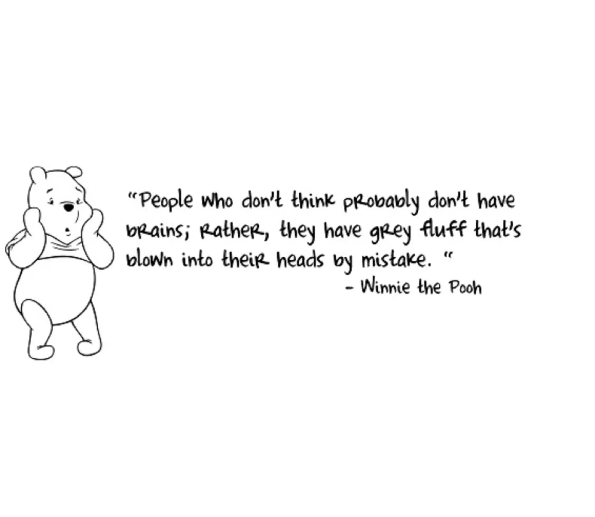 Winnie The Pooh Quotes About Thinking