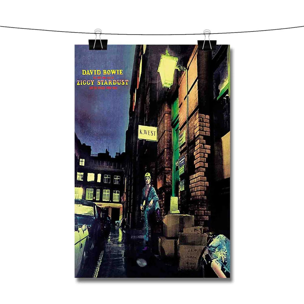 Ziggy Stardust Album David Bowie Poster