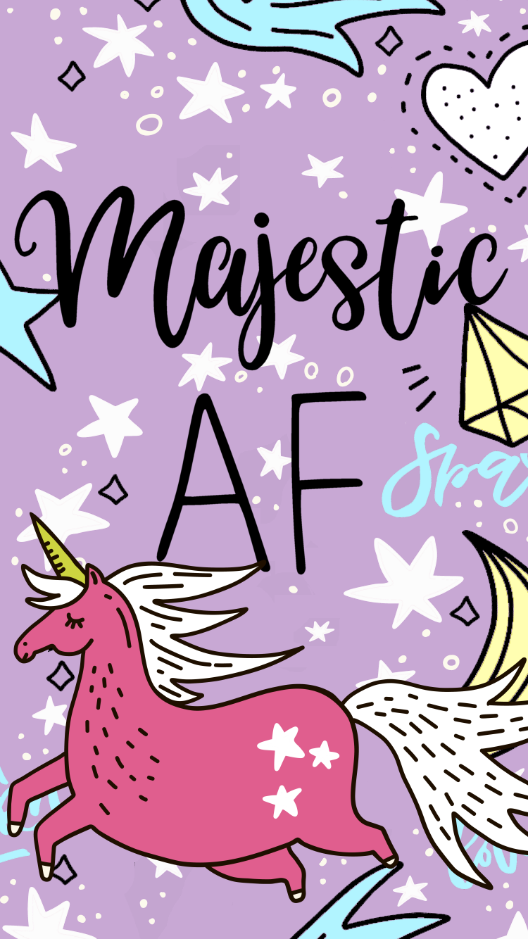 Majestic AF Self Care Wallpaper. Self
