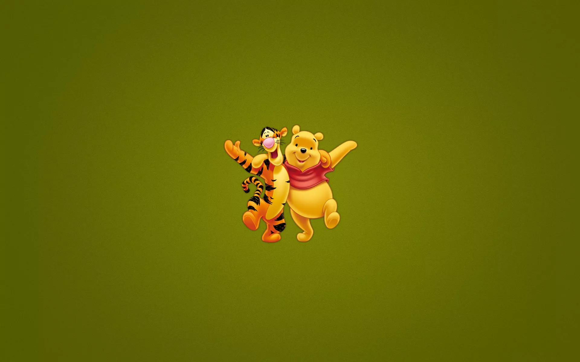Wallpaper minimalism, Winnie The Pooh