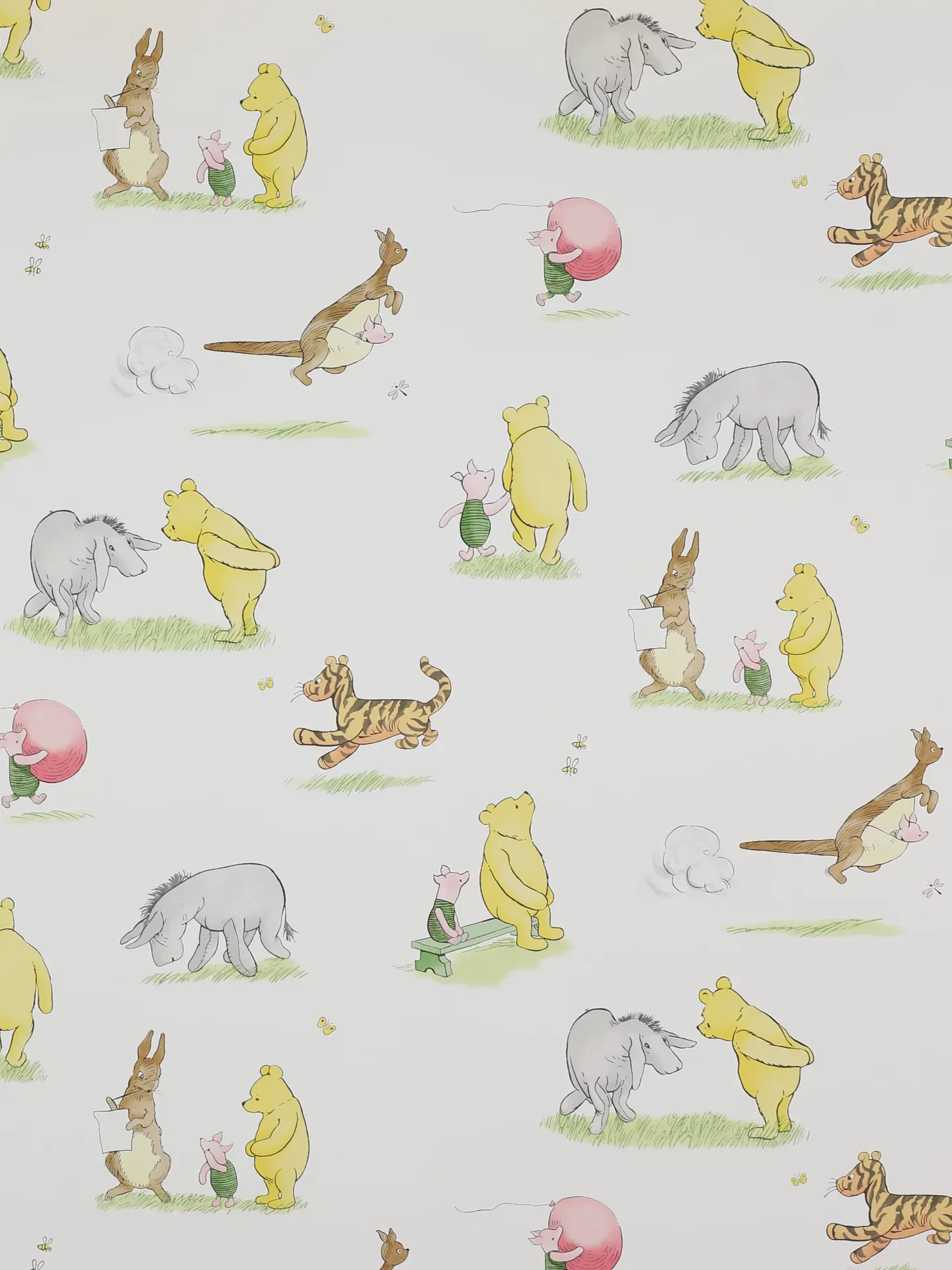 Winnie the Pooh and Friends Wallpaper