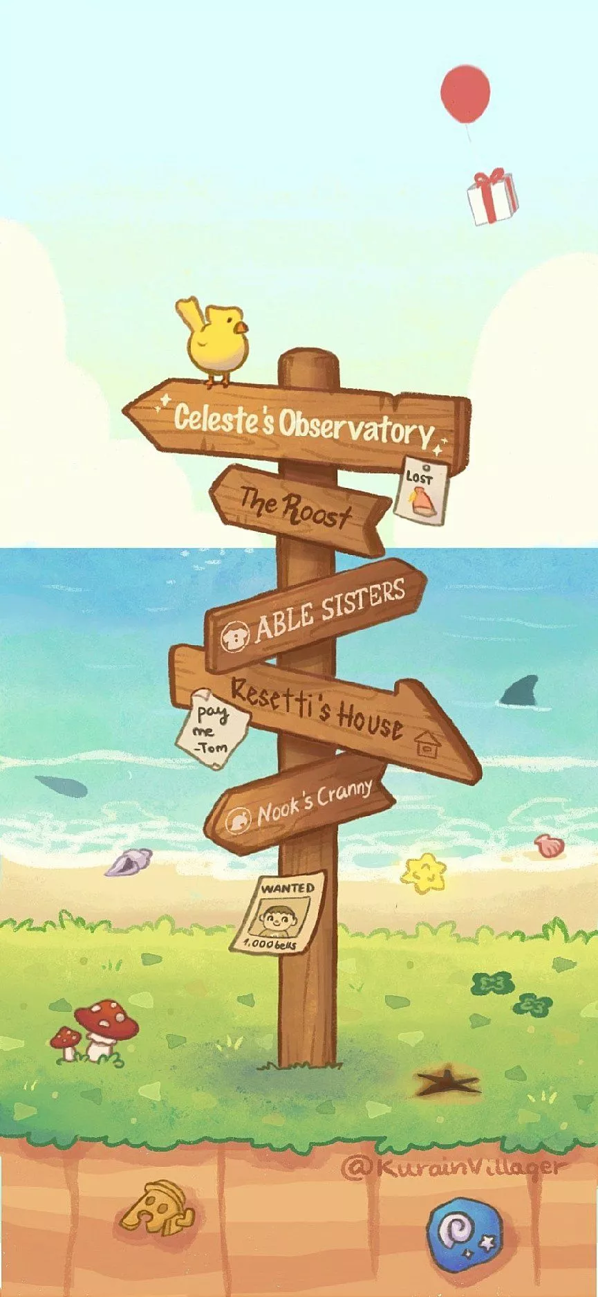 Made another #ACNH wallpaper