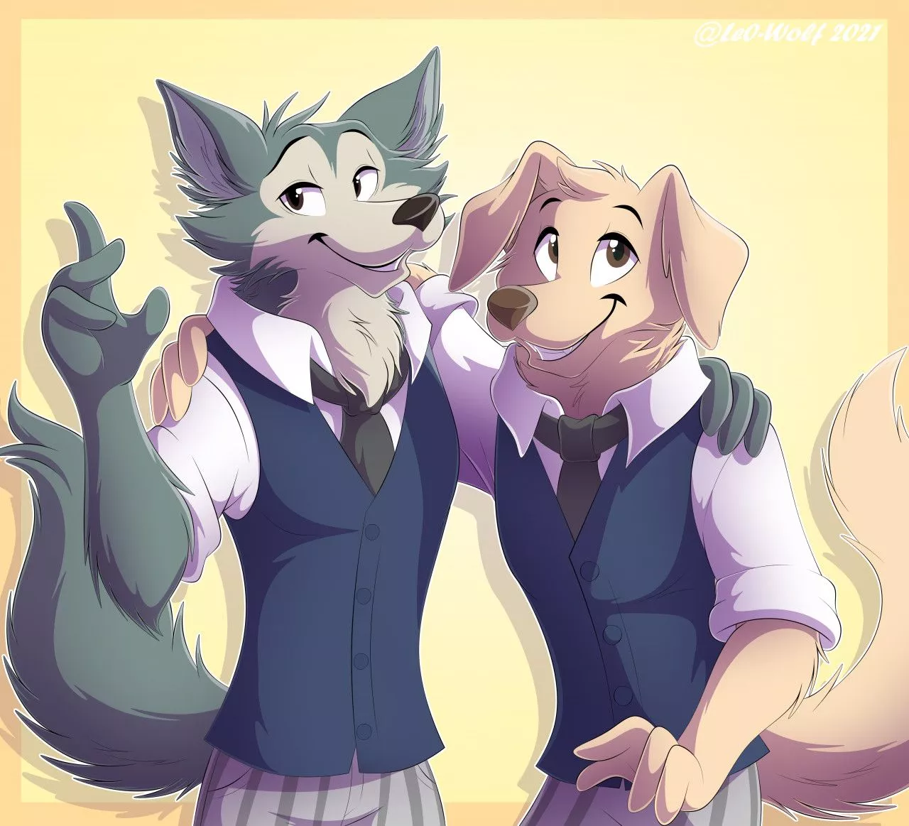 Legoshi And Jack By Leo Wolf Fur