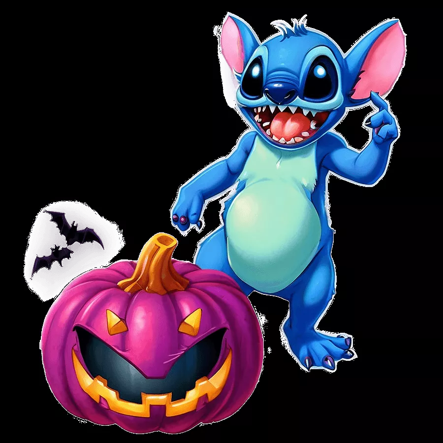 Download Stitch Halloween Party Png Acd