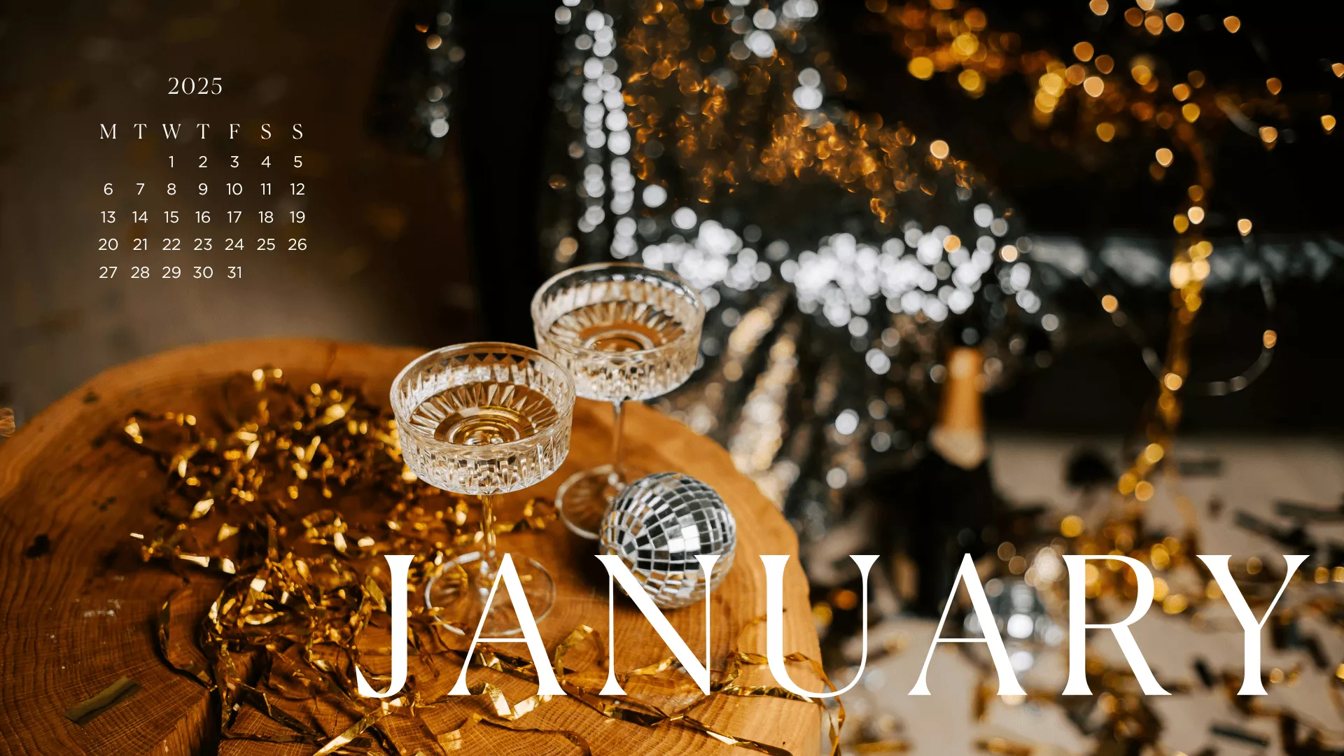 January Tech Background for 2025