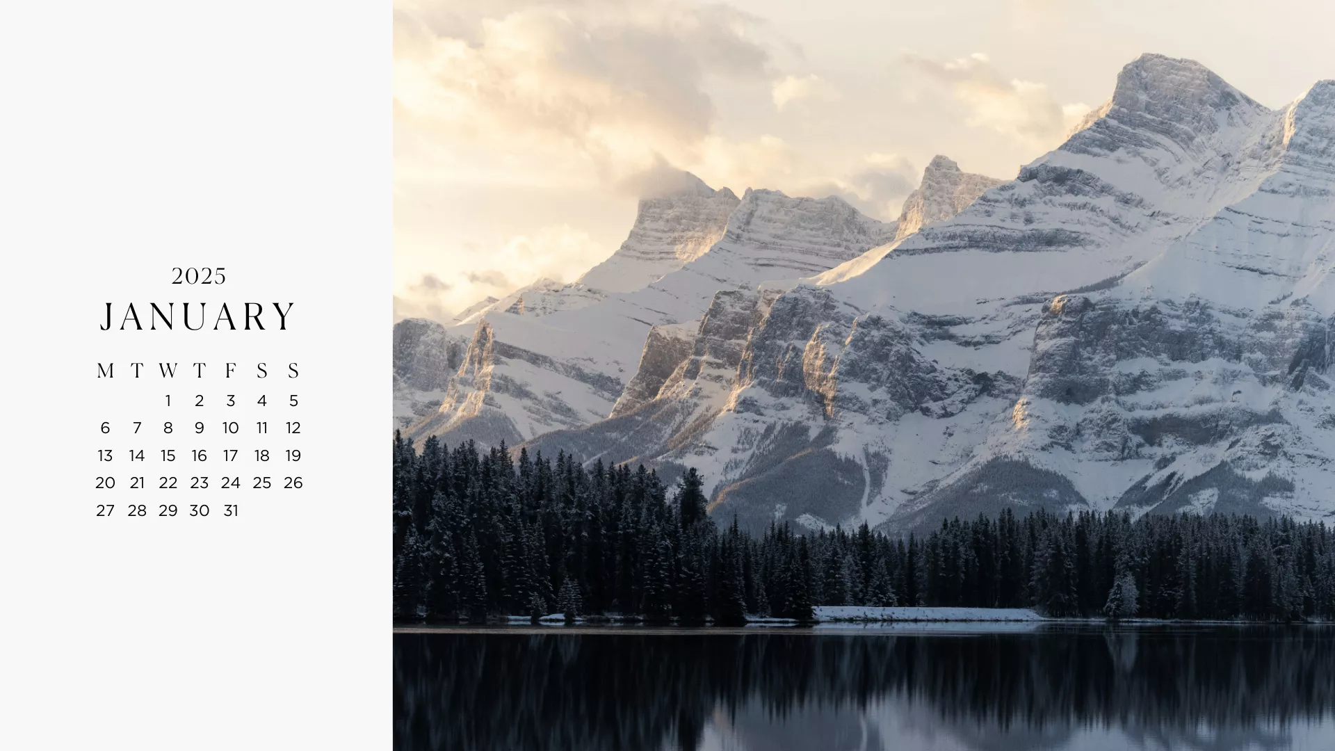 January Tech Background for 2025