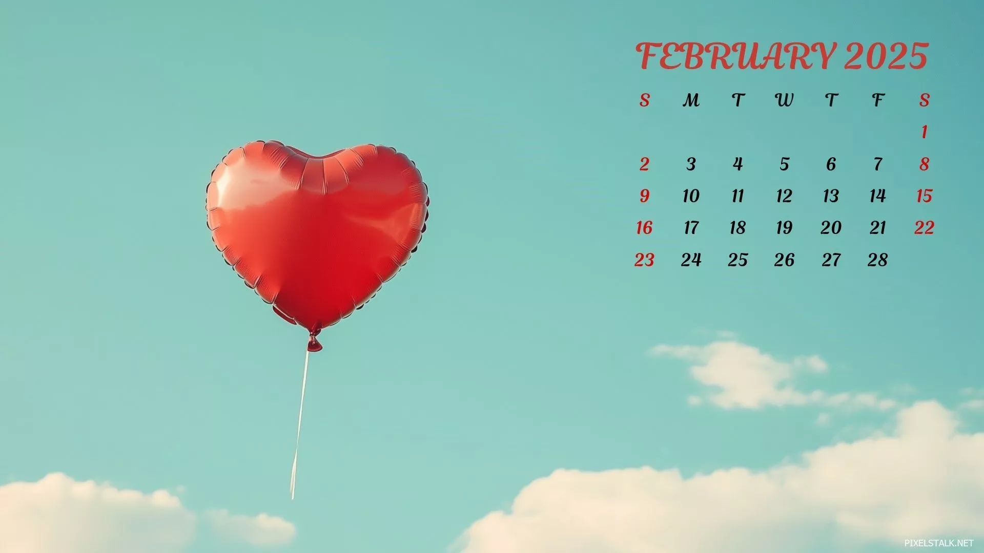 February 2025 Calendar Desktop