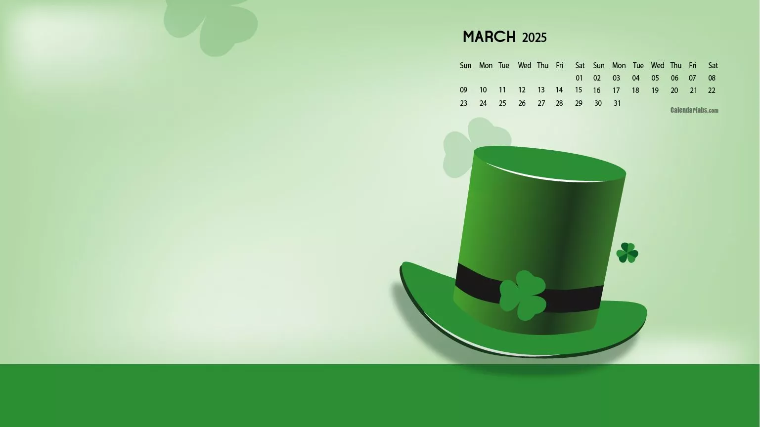 March 2025 Desktop Wallpaper Calendar