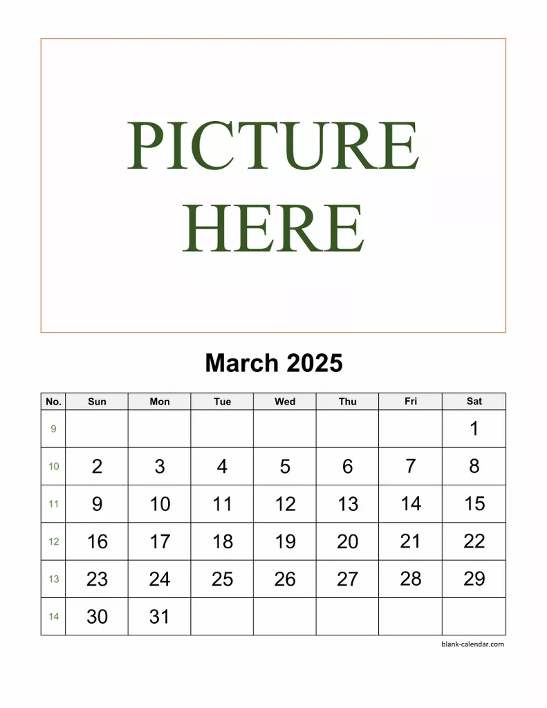 Free Download Printable March 2025