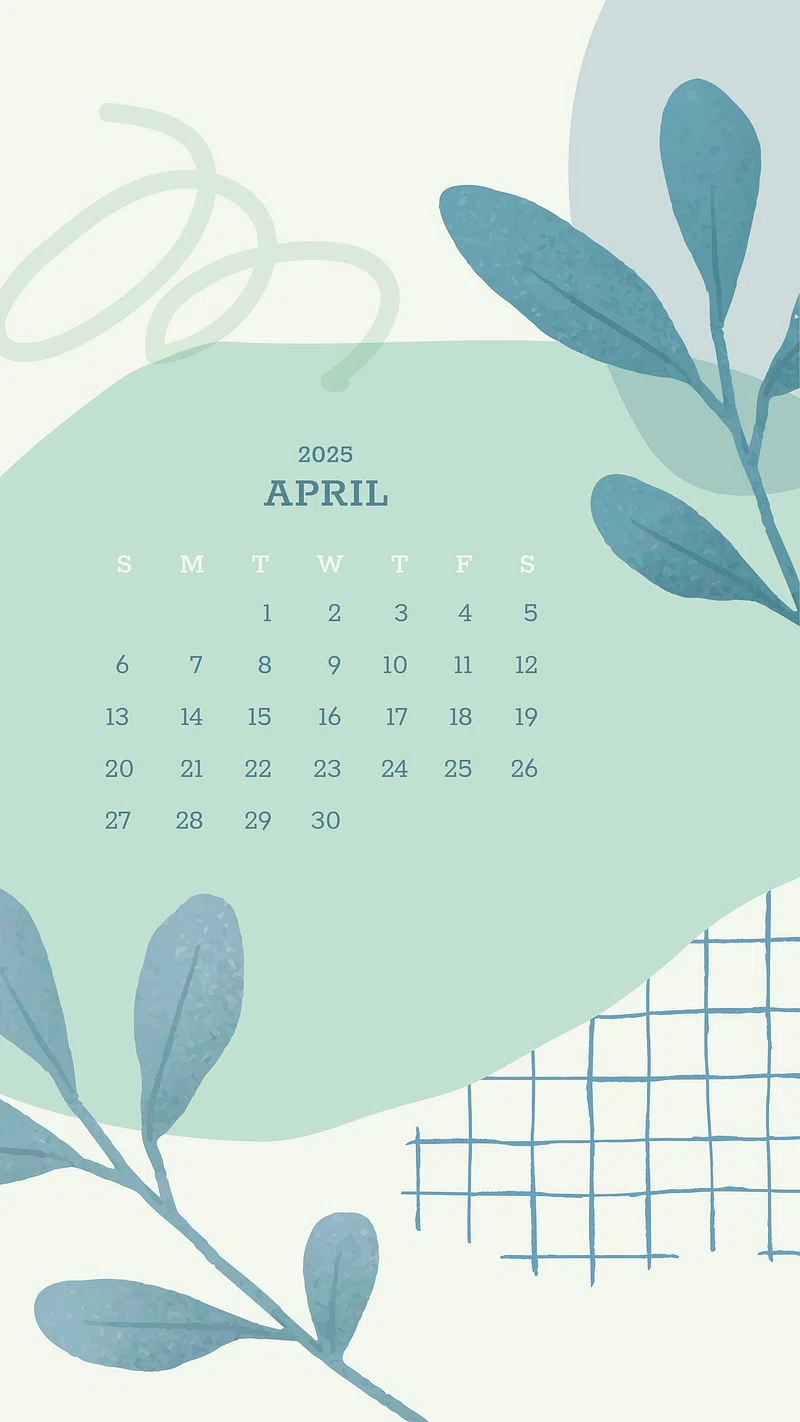 April 2025 Calendar Wallpapers Wallpaper Cave