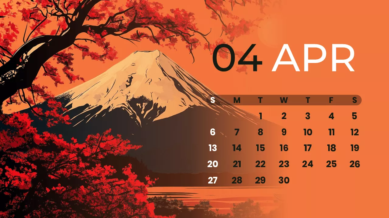 April 2025 Calendar Wallpapers Wallpaper Cave