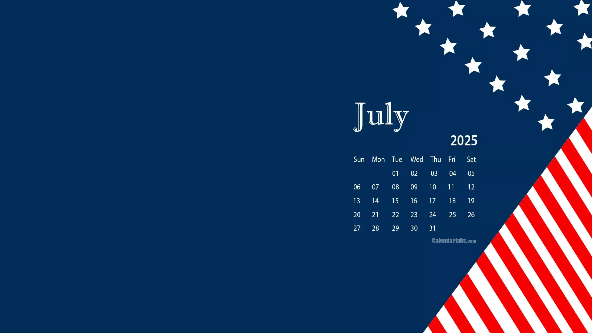 July 2025 Desktop Wallpaper Calendar