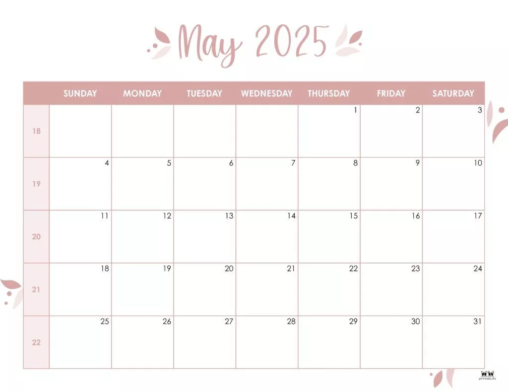 May 2025 Calendars FREE