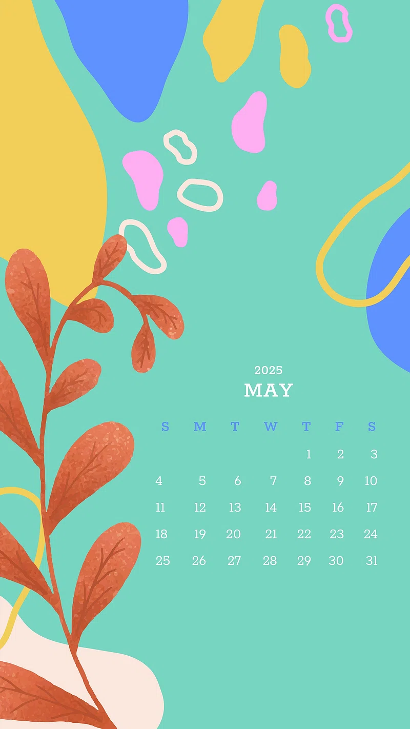 2022 Calendar HD May Image. Free