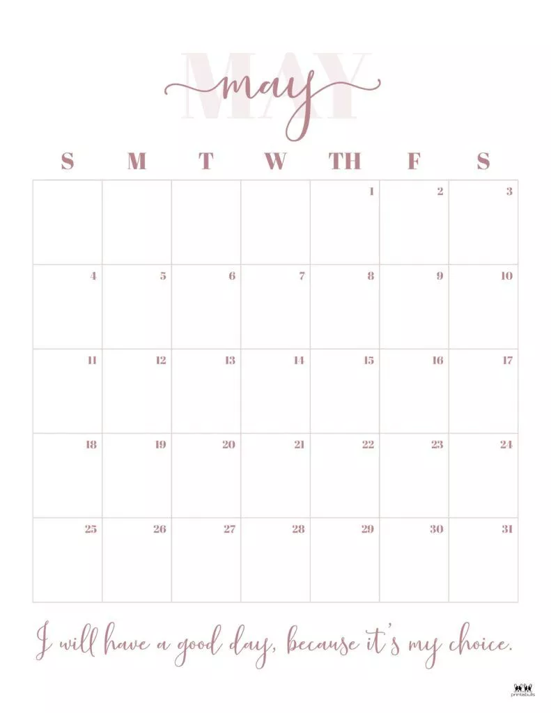 May 2025 Calendars FREE